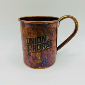 Union Horse Distillery Real Copper Moscow Mule Mug